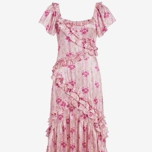 LoveShackFancy Kenya Dress Orchid Blast